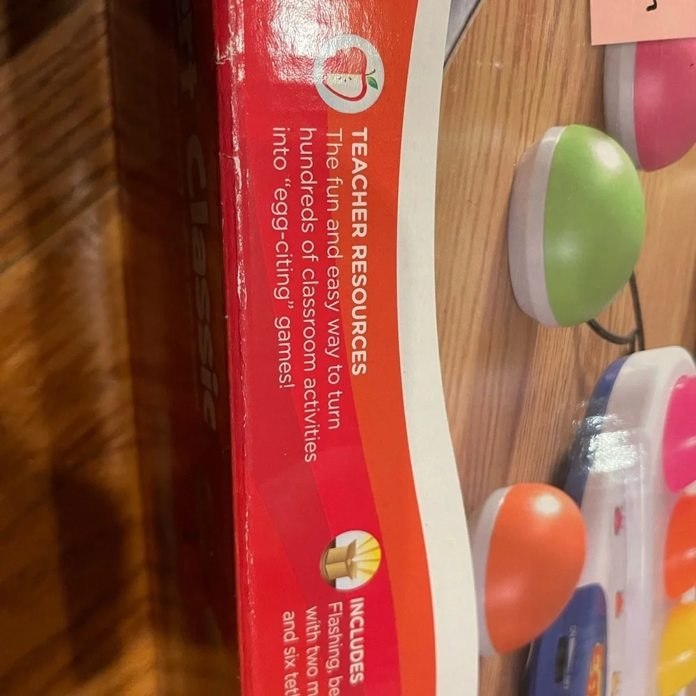 Eggspert Classic Educational Insights Classroom Buzzer Game New